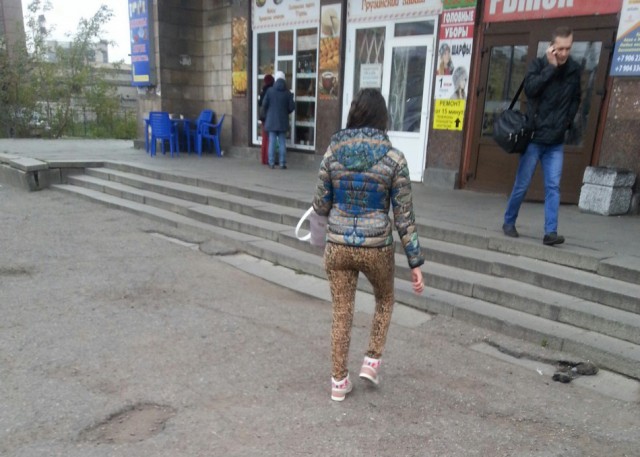Модные персонажи на питерских улицах