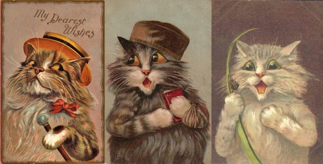 Рисованные киски