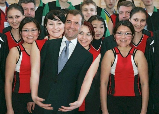 Фотожаба: Медведев и спорт