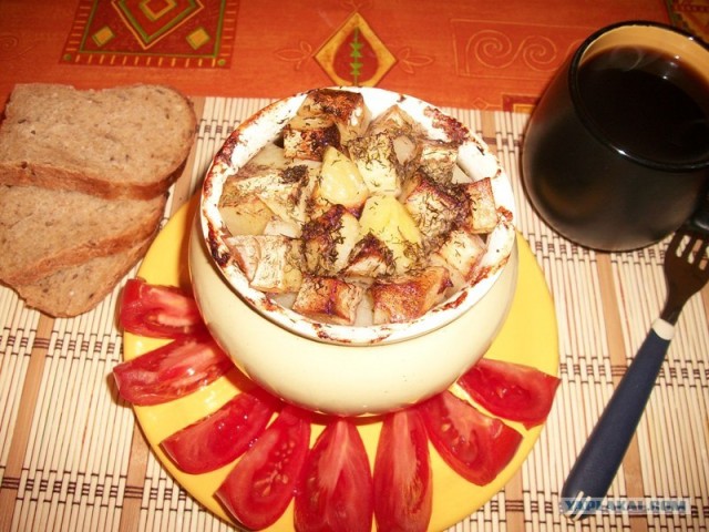 Телятина с подберезовиками)))