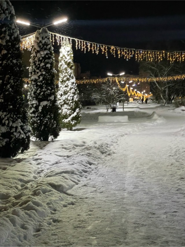 Новогоднее настроение в родном городе