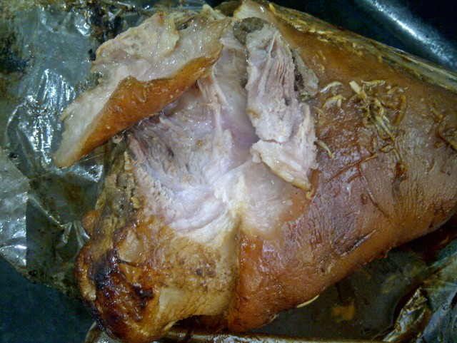 Рулька по-японски