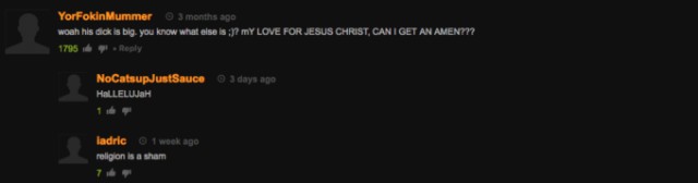 Удивительный мир комментариев под роликами на Pornhub