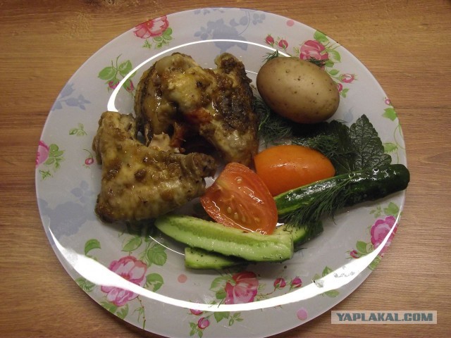 Острые куриные крылья в кисло-сладкой глазури