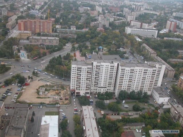 Челябинск с вертолета