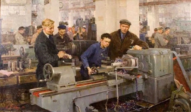 Труд в живописи СССР