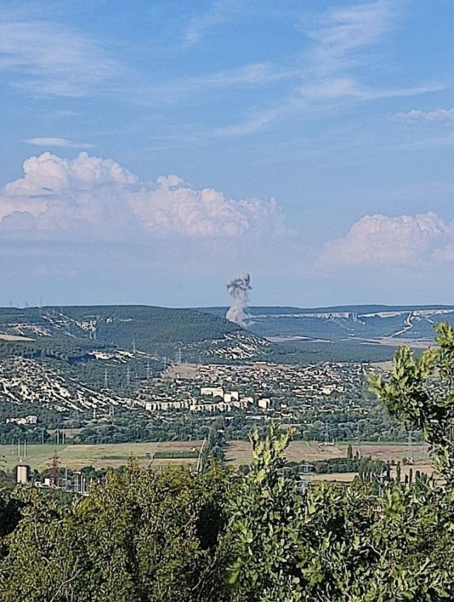 В Севастополе в районе Кара-Кобы, предварительно, сбит БПЛА,