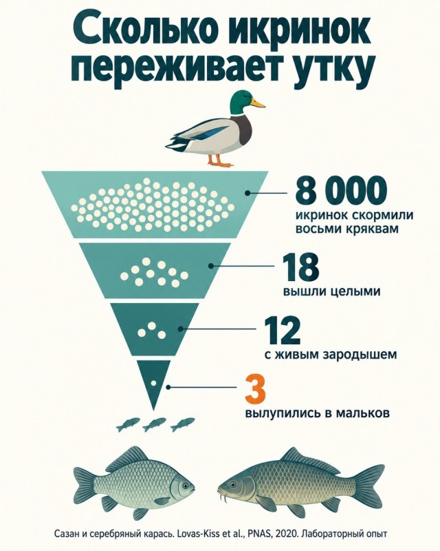 Откуда берётся рыба в прудах, куда её никто не запускал?