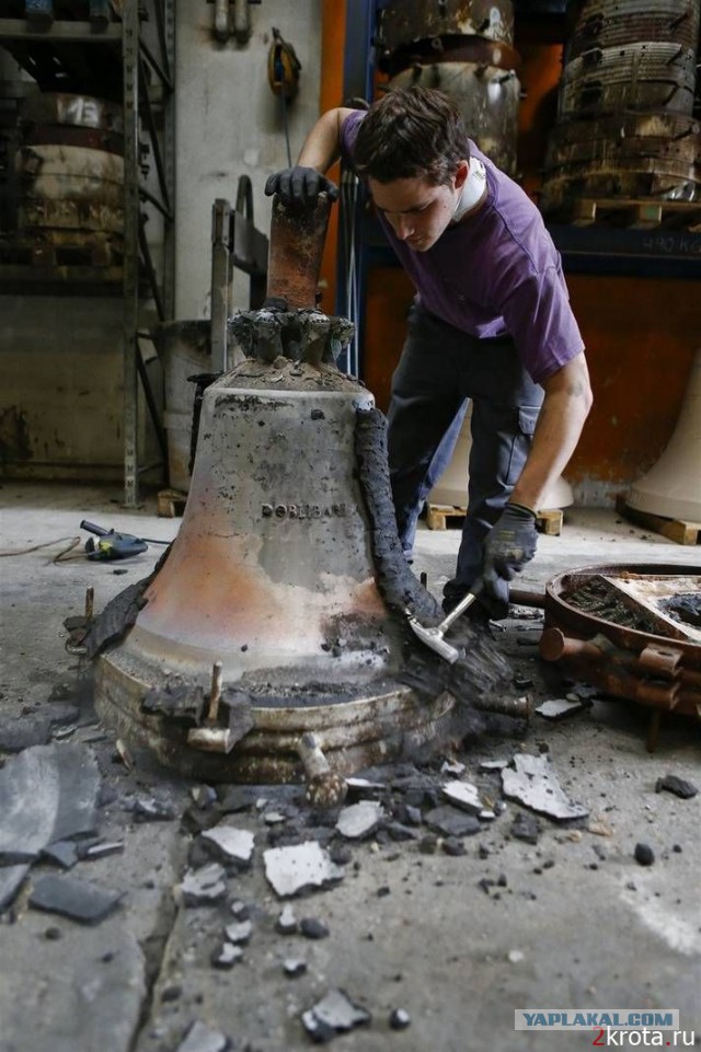Как отливают колокола