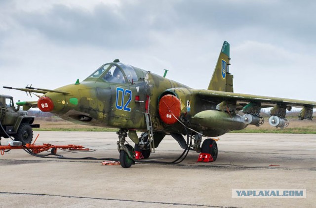 Украинские Су-25 – 299-я авиабригада (Кульбакино, Николаев) 