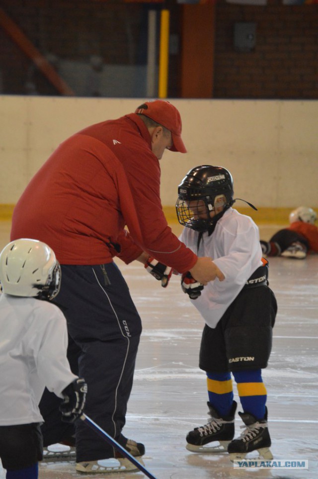 Сын дорос до большого спорта!