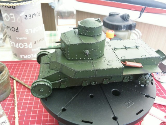 История стройки модели танка Т 24