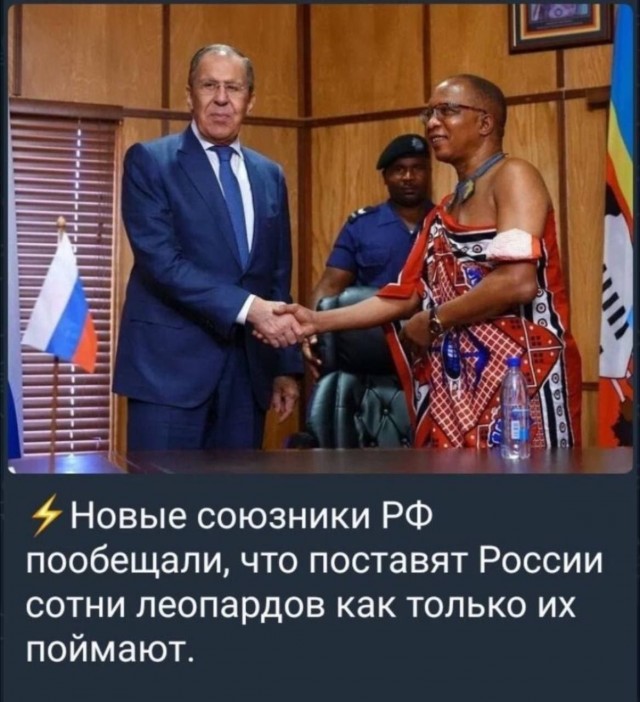 Прошёл слух Леопарды подвезли.
