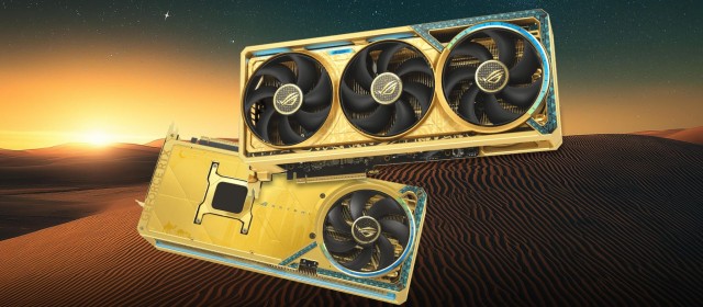 RTX 5090 дорогая, а как насчёт золотой RTX 5090? Asus представила GeForce RTX 5090 Dhahab Edition для Ближнего Востока