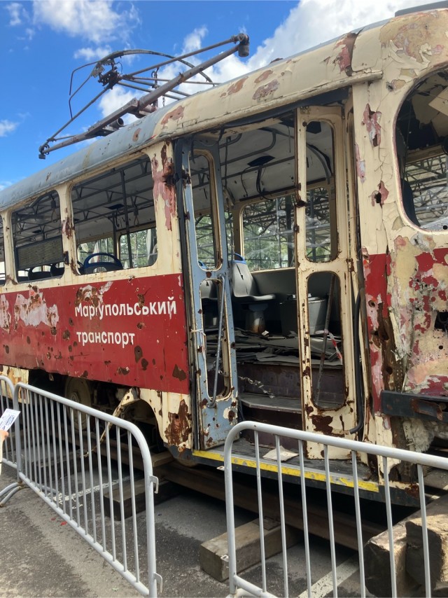 Парад трамваев в Москве вчера