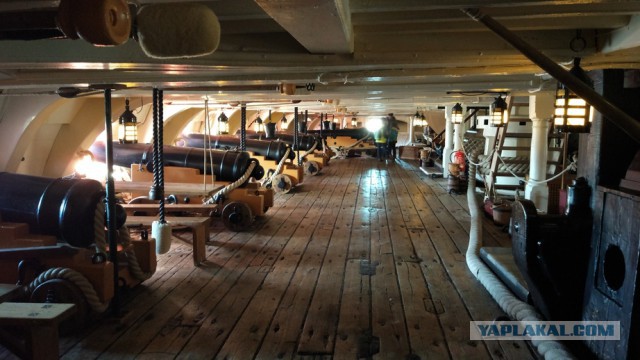 Посещение HMS Victory в г. Портсмут, Великобритания