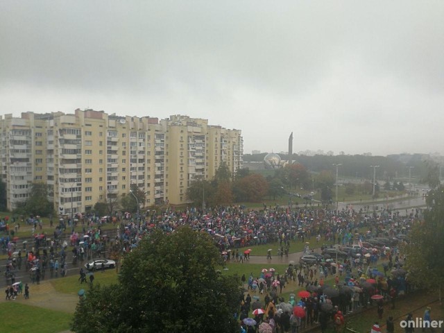 В Минске начались задержания протестующих