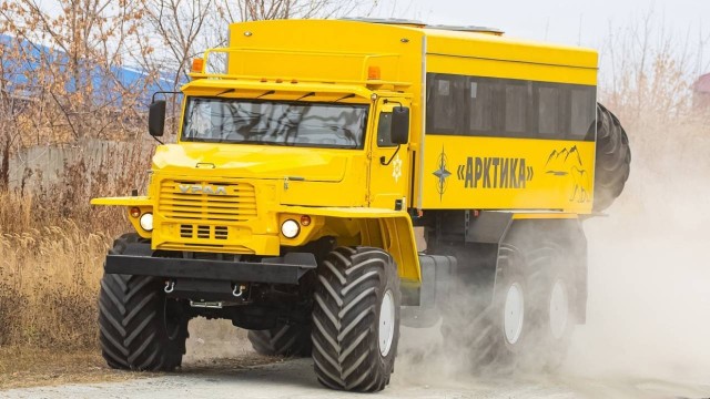 Арктический "Урал" прошел 500 км в мороз -50°C без дополнительной заправки