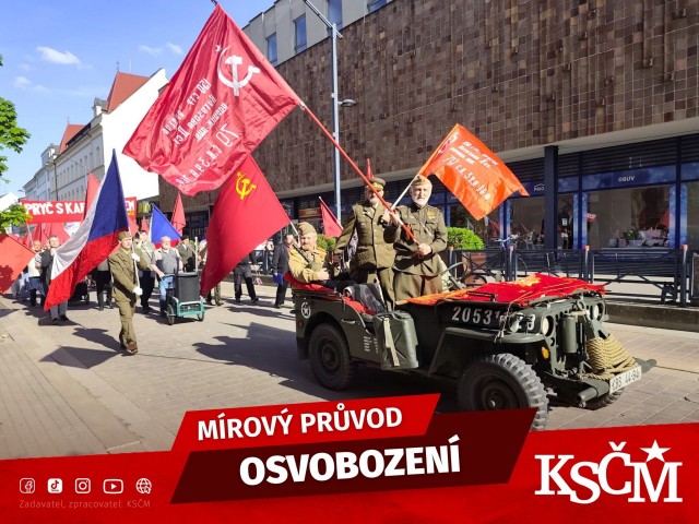 Чешские коммунисты провели мероприятия в честь Дня Освобождения (фото KSM - Komunistick strana ech a Moravy)