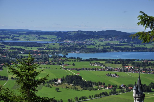 Сказочная деревушка в баварских Альпах