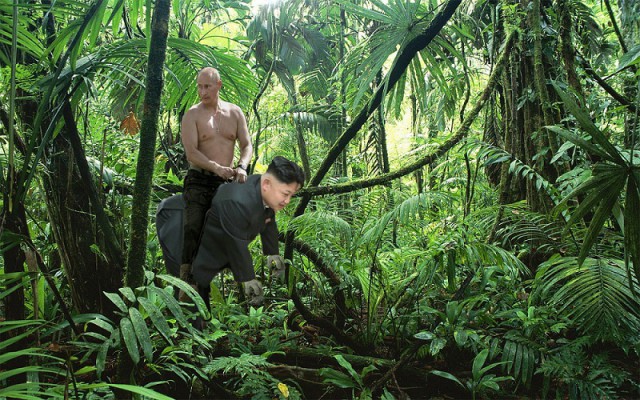 Фотожабы: Наклонившийся Ким