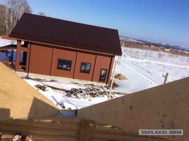 Строительство дома на даче