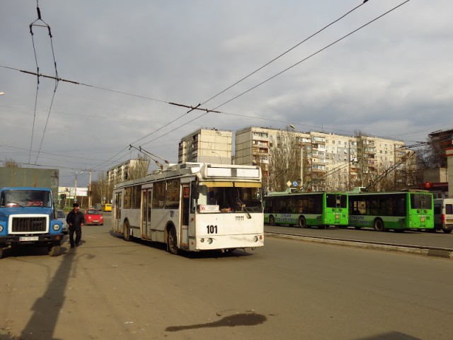 Электротранспорт в городах Донбасса