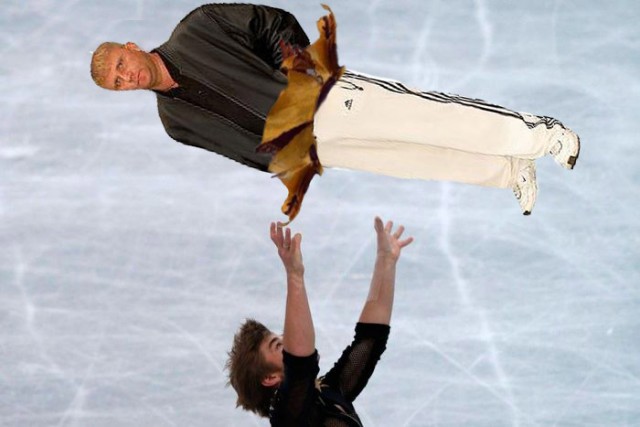 Фотожаба: Фигуристка