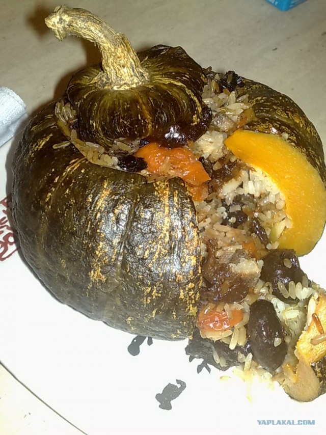 Тыква фаршированная (по Дженибековски)