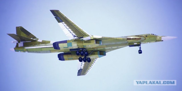 Второй построенный Россией ракетоносец Ту-160М отправили на испытания.