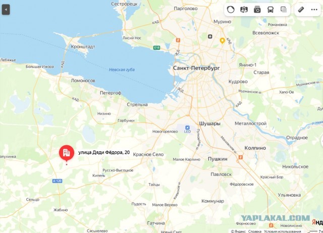 Поселок Простоквашино в Ленинградской области