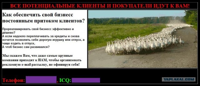 Веселый спам