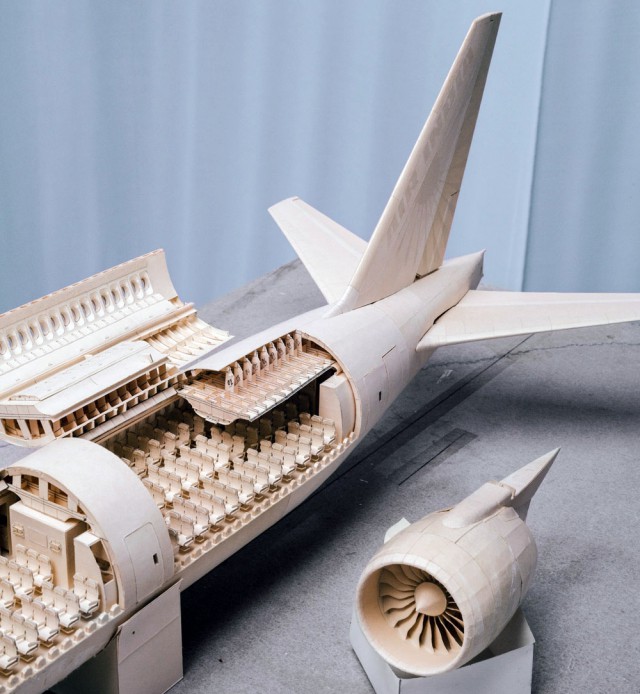 Постройка модель самолета из бумаги