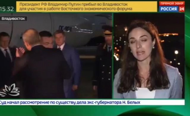 Путину В.В. не пожали руку при встрече во Владивостоке