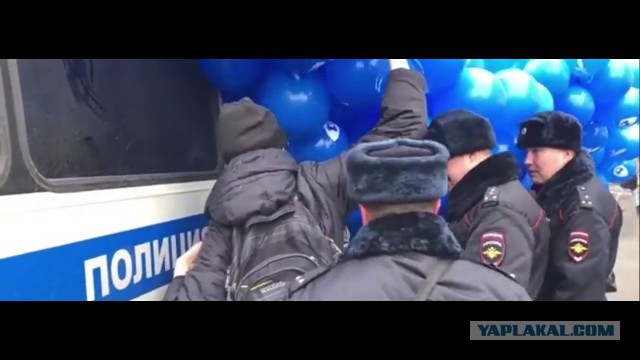 Тренировка Росгвардии на митинге