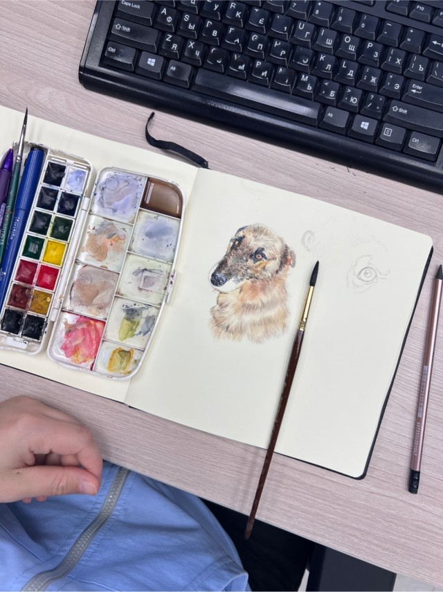 Последняя серия рисунков из колл-центра.