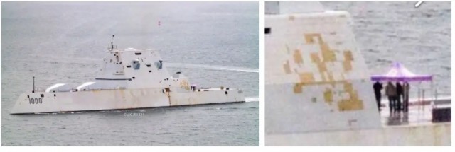 Пожар вспыхнул на корабле USS Zumwalt на верфи в Миссисипи во время модернизации.