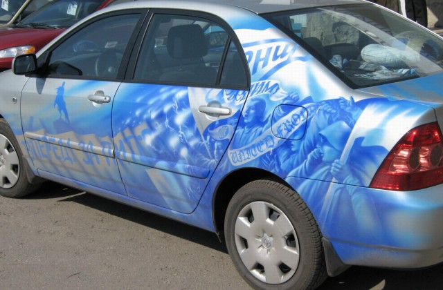 Аэрография автомобиля