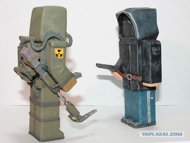 Смешиваем "S.T.A.L.K.E.R." и "Minecraft" - получаем диораму