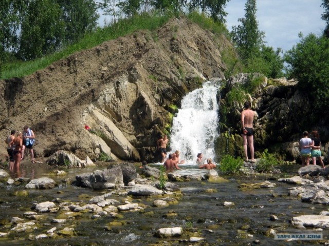 Белово. Водопад на равнине