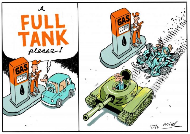 Заграничные сводки карикатурного фронта