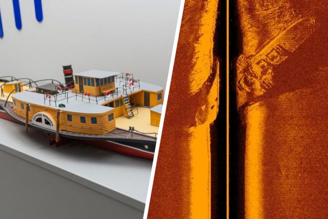 На дне Камы нашли первый выпущенный в Перми теплоход