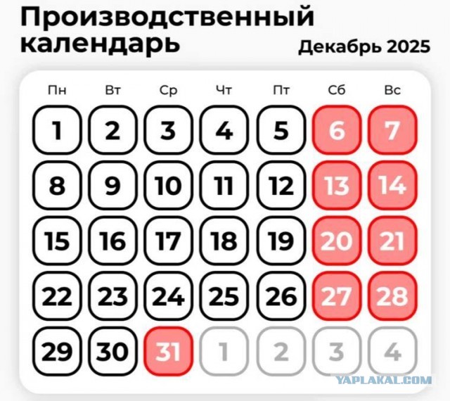 Какие изменения вступят в силу с 1 декабря: