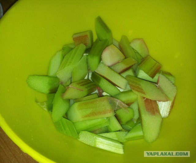Пирог из Ревеня / кулинарный  этюд