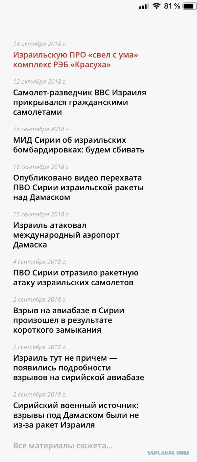 Израильскую ПРО «свёл с ума» комплекс РЭБ «Красуха»