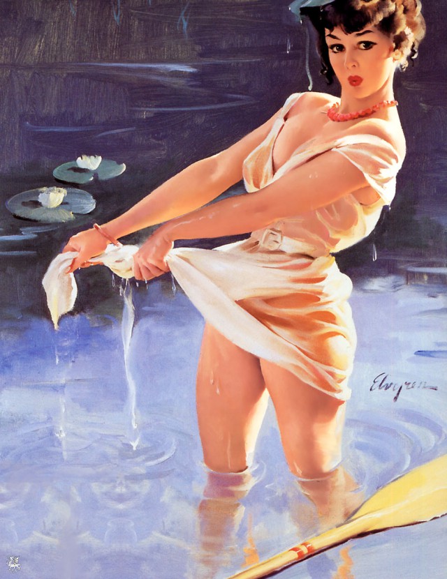PIN-UP искусство Old school