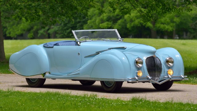 Кит на колёсах. 1947 Delahaye 135MS "Narval". Красивых автофото пост.