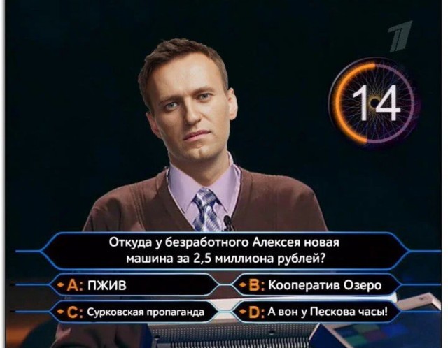 Пруф. Оппозицию и Навального спонсируют из-за рубежа
