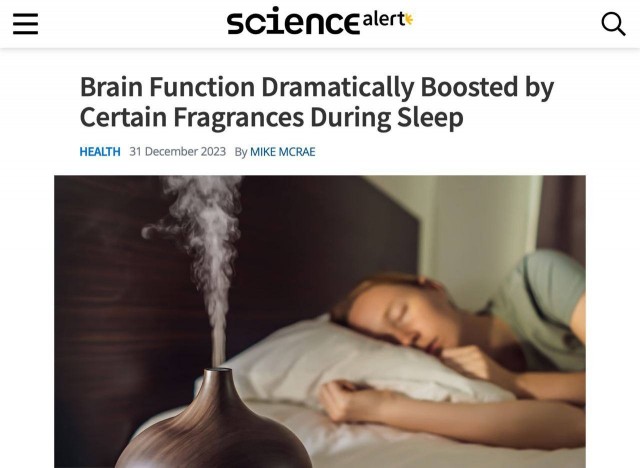 Исследование: когнитивные функции мозга улучшатся на 226%, если дышать во сне определёнными ароматами