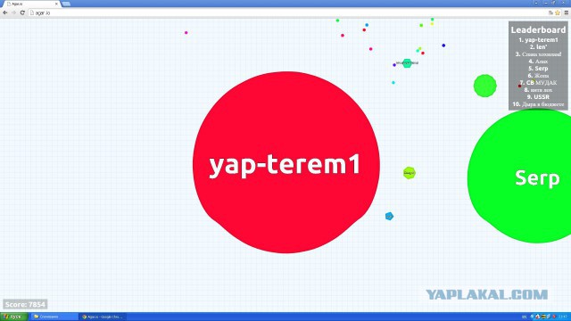 Симулятор жизни: agar.io